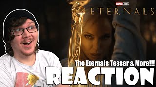 THE ETERNALS  MARVEL CELEBRATES THE MOVIES  Reaction Teasers Release Dates Title Reveals [upl. by Humo]