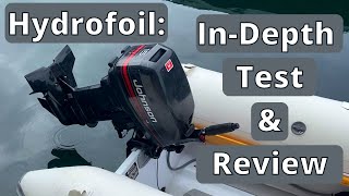 Outboard Hydrofoil BEFORE amp AFTER Test  InDepth Review [upl. by Alexandr]