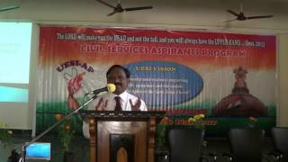 Civil Services Aspirants Program Prof G GNANAMANI [upl. by Shermy796]