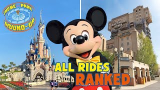 Ranking ALL DISNEYLAND PARIS Rides from WORST to BEST [upl. by Forest177]