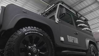 RAPTOR Protective Coating  Land Rover Makeover [upl. by Eemiaj]