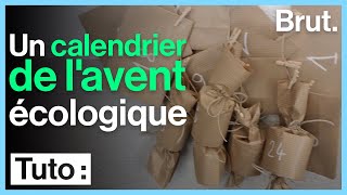 Tuto  Comment réaliser un calendrier de lavent écolo [upl. by Sucramed]