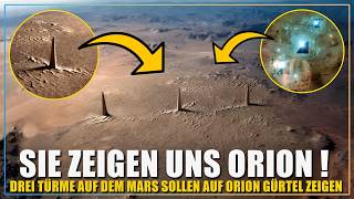 NASA entdeckt drei riesige Türme auf dem Mars die auf ORION ausgerichtet sind [upl. by Olette2]