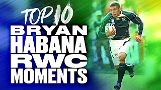 🏉 Bryan Habanas Top 10 RWC Tries ⚡️ [upl. by Carin]