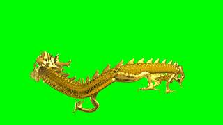 HD dragon green screen material [upl. by Volding]