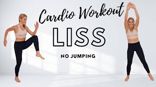 🔥FAT BURNING LISS CARDIO WORKOUT🔥LOW INTENSITY STEADY STATE CARDIO🔥ALL STANDING🔥NO JUMPING🔥 [upl. by Puff]