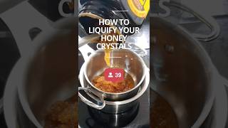 How to Liquify your Honey Crystals How to use the Bain Marie Method [upl. by Babb]