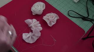 quotTutorialquotMaking Fabric Roses [upl. by Kimber131]