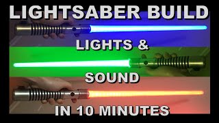 Building a STAR WARS Lightsaber from Hardware Store Parts [upl. by Oribel799]