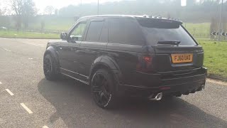 Range rover sport supercharged exhaust sound  flyby [upl. by Haldi]