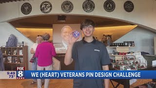 Copley High School student wins national STEM award with his Veterans Pin [upl. by Aikar]