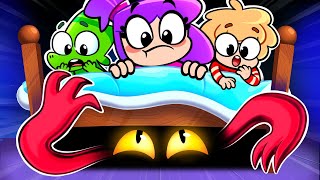 Who Is Under The Bed 👀 Funny English for Kids animation kids hacks family [upl. by Tamsky]