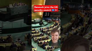 Denmark joins the UN security council 🇺🇳🇩🇰 [upl. by Wandis]