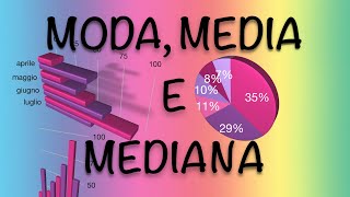 Moda media e mediana [upl. by Herby]