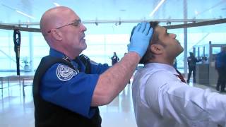 WATCH A glimpse at the new TSA patdown procedures [upl. by Adnauq]