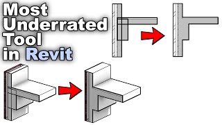 Join Geometry  Advanced Revit Tutorial [upl. by Atirehc]