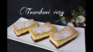 Tvarohové řezy  Videorecept  Dvě v troubě  CZSK HD recipe [upl. by Atsira632]