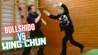 Bullshido  Russian snake and eagle Master attacks Wing Chun [upl. by Buote]