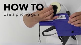 How to use a pricing gun  Morplans pricing gun range [upl. by Odysseus936]