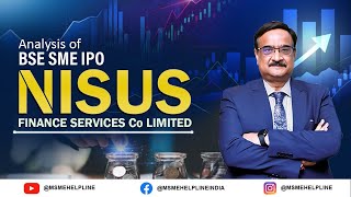 Nisus Finance Services Co Limited  Analysis of SME IPO [upl. by Nadnal]