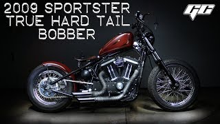 2009 Sportster Hard Tail Bobber  Walk Around and Start Up [upl. by Ardeid]