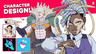 Using ALL Character Design Tips from TOP Art YouTubers [upl. by Namialus]