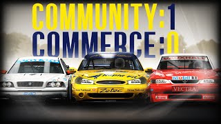 Community Beats Commerce BTCC In Assetto Corsa [upl. by Ahouh476]