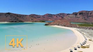 Balandra Beach  La Paz Mexico 🇲🇽  Baja California Sur  BCS  Virtual Walking  4K Street Walk [upl. by Eahsan]