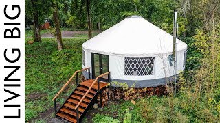 Amazing Modern Yurt Is A Design Marvel [upl. by Shipley]