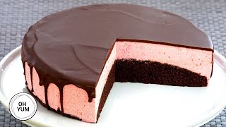 Professional Baker Teaches You How To Make CHOCOLATE MOUSSE CAKE [upl. by Auqenaj789]