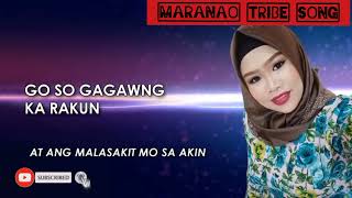 Maranao song  so ranon go so gagaw reggae version by jasmine [upl. by Notfilc651]