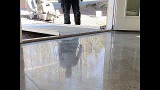 Concrete Polishing From Start To Finish  10 Step Grind [upl. by Gemmell160]