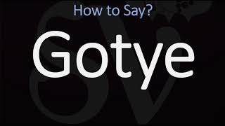 How to Pronounce Gotye CORRECTLY [upl. by Tavis]