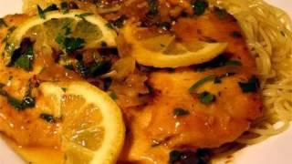 Chicken Piccata Recipe  Howto Video  Laura Vitale quotLaura In The Kitchenquot Episode 29 [upl. by Ellsworth]