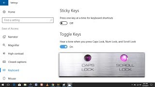 How to Enable or Disable Caps Lock Num Lock or Scroll Lock Sound in Windows 10 [upl. by Bernetta460]