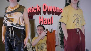 B Rick Owens Haul How I lost my money [upl. by Allen15]