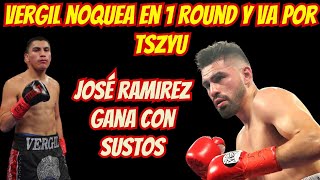 Vergil Ortiz destruye a Dulorme y HAY TIRO con Tim Tszyu  José Ramirez vence pero no convence [upl. by Yddur170]