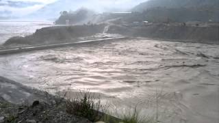 Alaknanda hydro project during flood on 16th [upl. by Longawa]