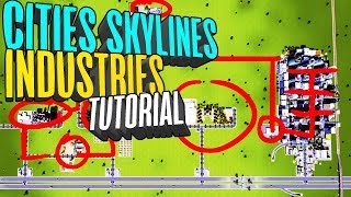 Cities Skylines Industries Tutorial Guide [upl. by Enitsenre]