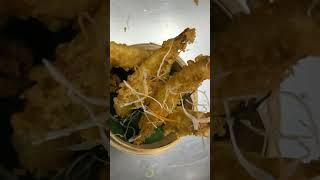 Tempura prawns food seafood like delicious lovely [upl. by Naicad]