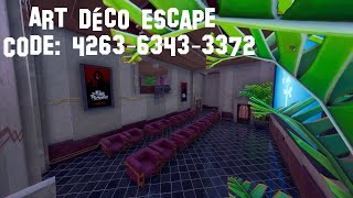 ART DéCO ESCAPE by punti  My new Fortnite Map [upl. by Barbabas]