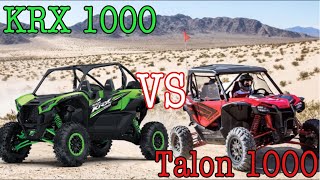 Kawasaki KRX1000 Vs Honda Talon 1000r ComparisonWhich Is For You [upl. by Emalia]