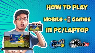 Mobile Games PCLaptop me Kese Khele  How to Play Mobile Games in PCLaptop Easy Method [upl. by Namie]