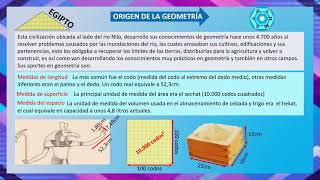 ORIGEN DE LA GEOMETRÍA [upl. by Zehe]