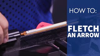 How To Build A Hunting Arrow  Fletching [upl. by Yanaton]