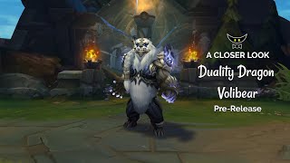 Duality Dragon Volibear Epic Skin PreRelease [upl. by Loren146]