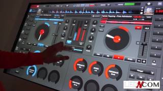 MIXER AVEC UNE TABLE TACTILE amp VIRTUAL DJ by Djeff E Led and Com Vente amp Location [upl. by Salbu]