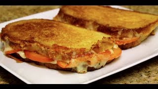 Grilled Cheese amp Tomato SandwichHow to and Recipe  Byron Talbott [upl. by Ardnait868]