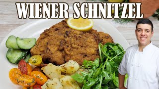 Classic Wiener Schnitzel Recipe  What is Wiener Schnitzel  Juicy and Tender Veal Recipe [upl. by Sybille]