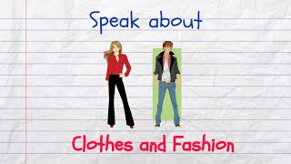 How to Speak about Clothes and Fashion in English Intermediate [upl. by Noerb]